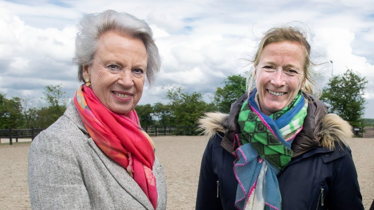 Prinsesse Benedikte og prinsesse Nathalie. 