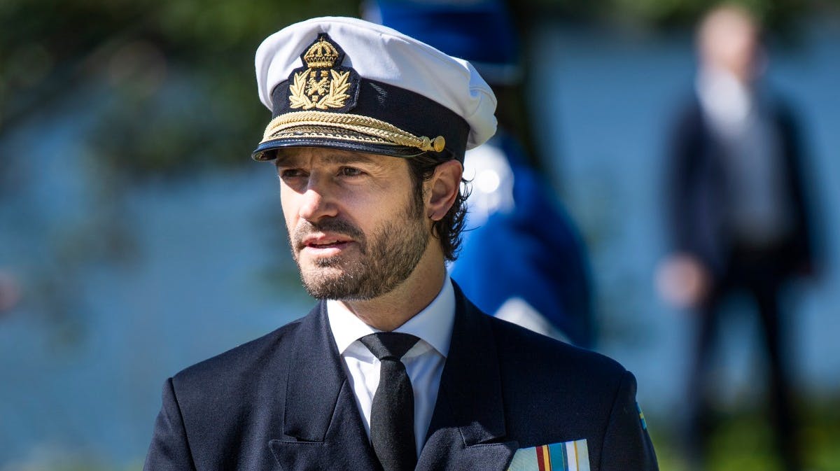 Prins Carl Philip til Veteranernes Dag lørdag. 