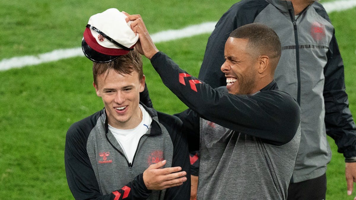 Mikkel Damsgaard og Mathias Zanka Jørgensen