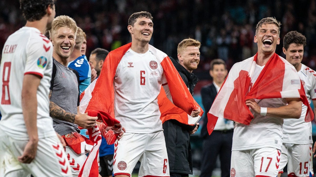 Daniel Wass, Andreas Christensen og Jens Stryger