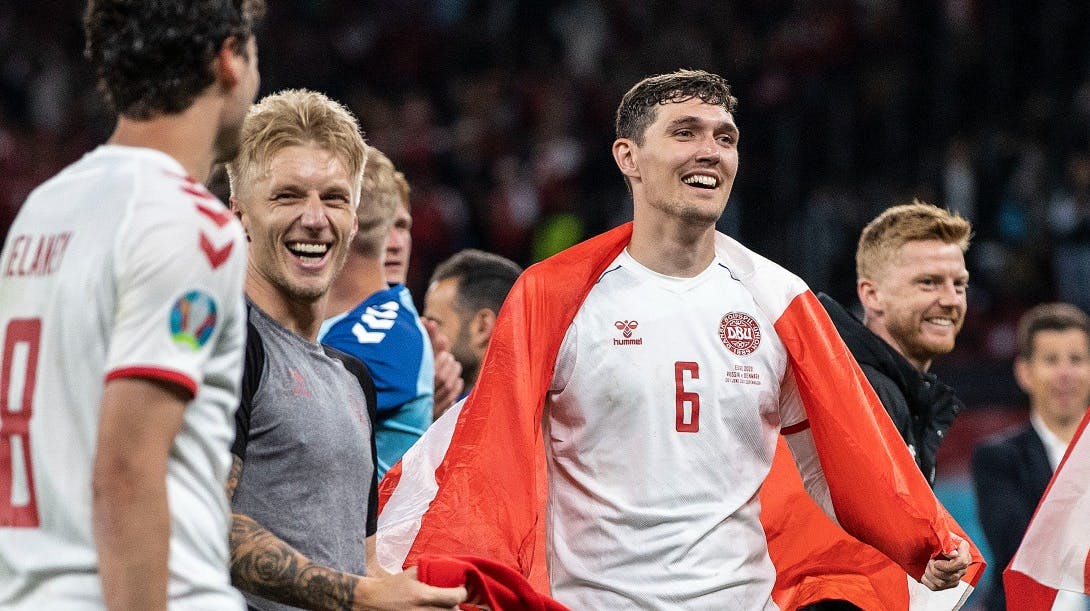 Andreas Christensen og holdkammeraterne. 