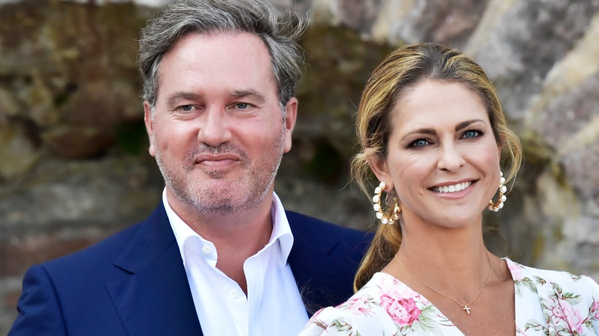 Prinsesse Madeleine og Chris O'Neill ved Victoriakoncerten onsdag eftermiddag. 