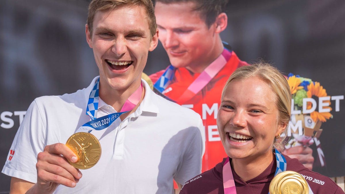 Viktor Axelsen og Anne-Marie Rindom