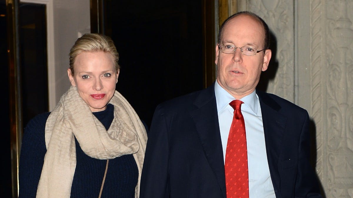 Fyrstinde Charlene og fyrst Albert. 