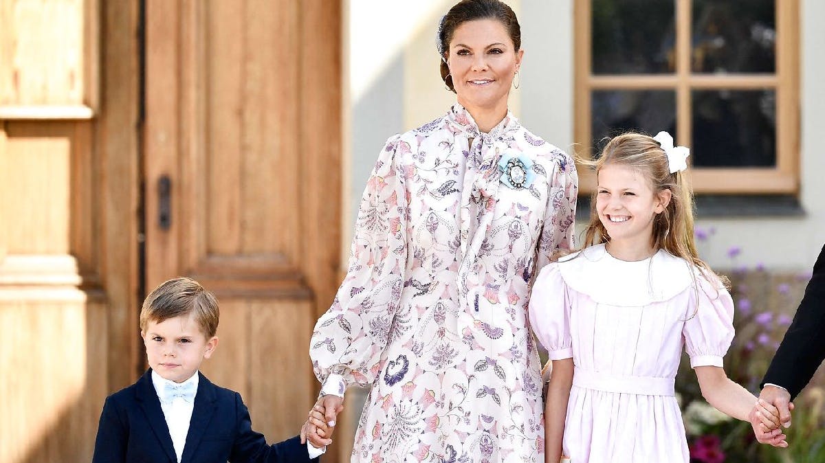 Kronprinsesse Victoria, prinsesse Estelle og prins Oscar