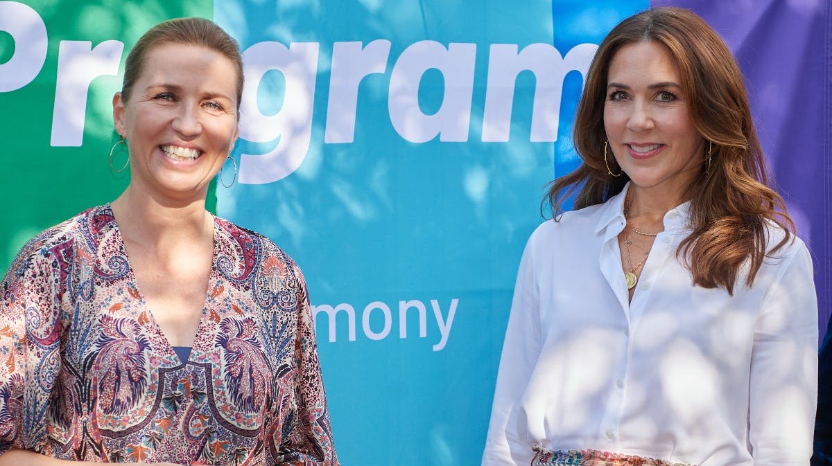Statsminister Mette Frederiksen og kronprinsesse Mary