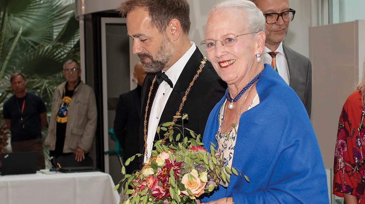 Dronning Margrethe til åbningen af Aarhus Festuge den 27. august 2021.&nbsp;