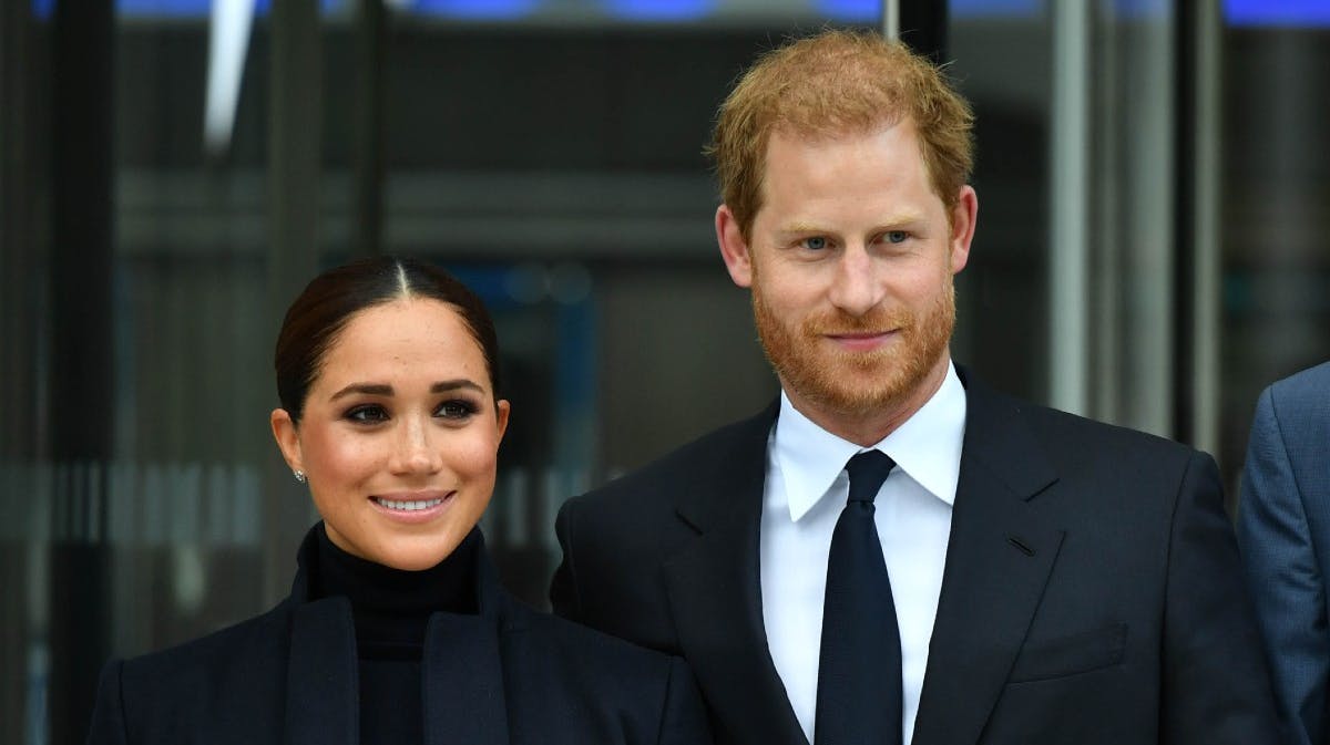 Hertuginde Meghan og prins Harry. 