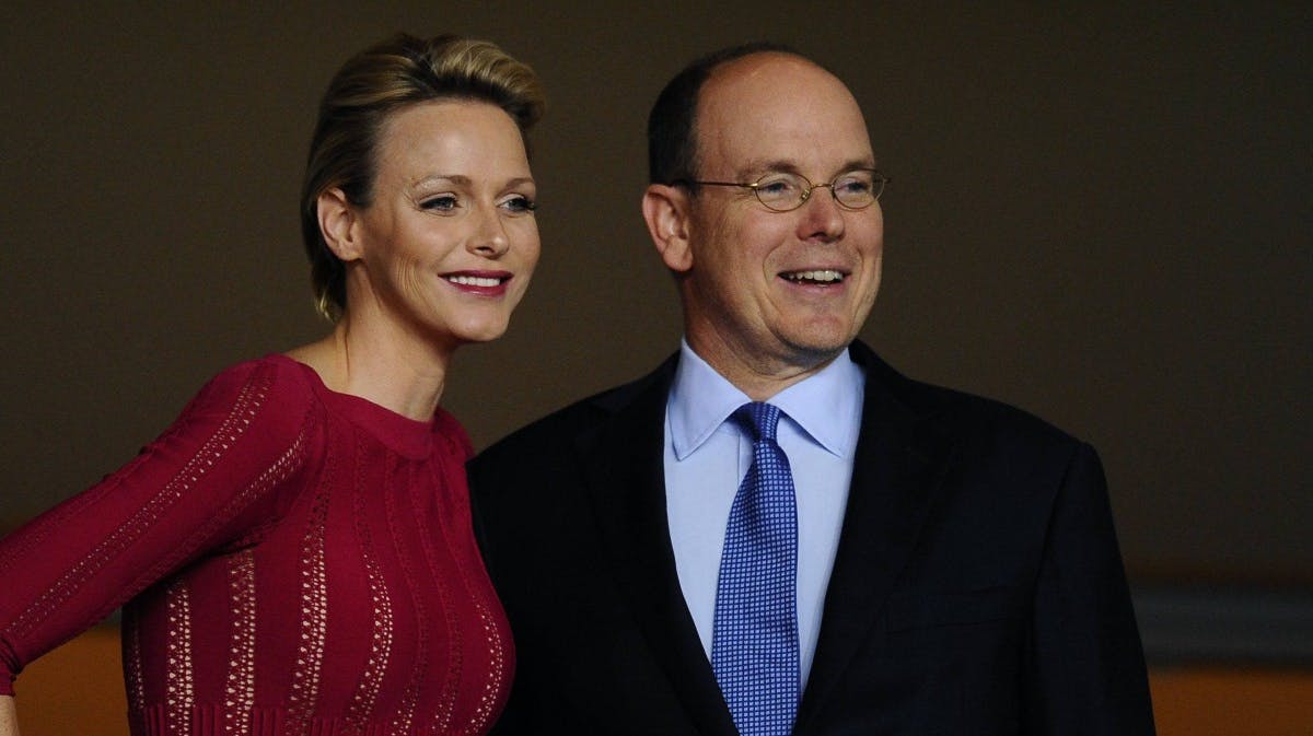 Fyrstinde Charlene og fyrst Albert. 