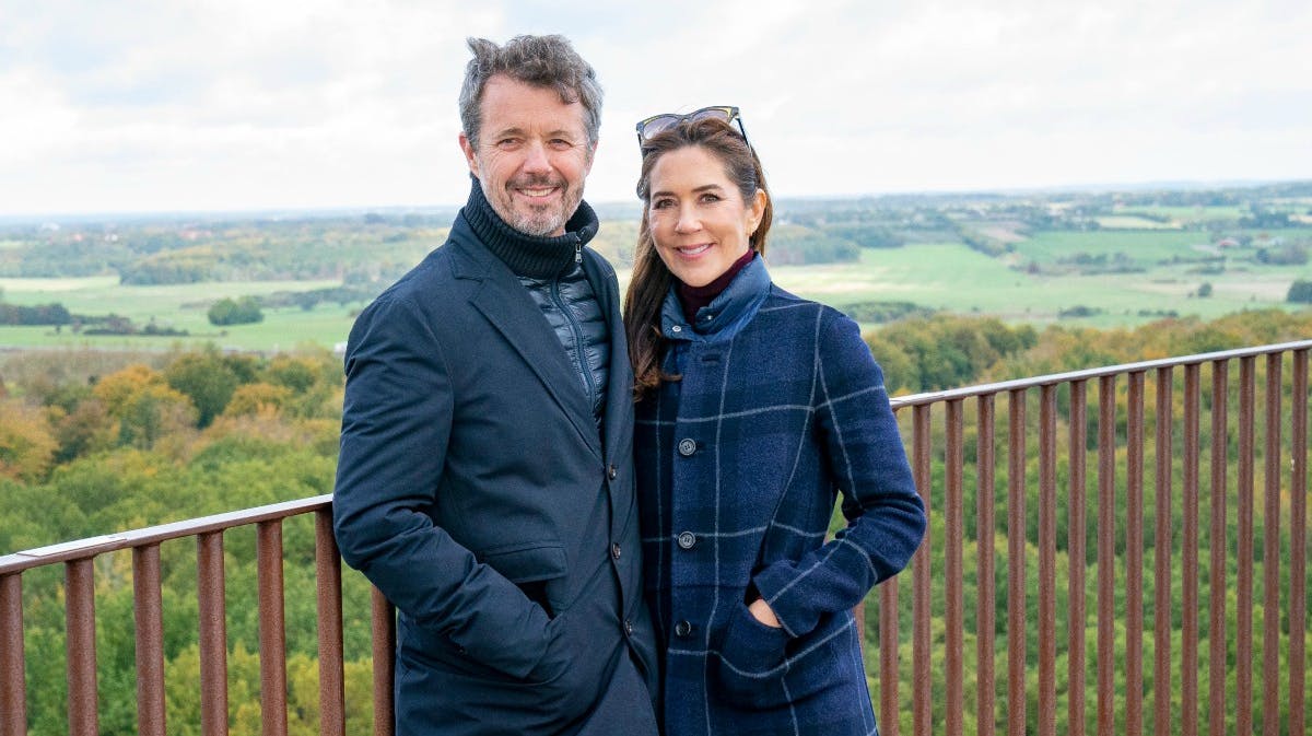 Kronprinsparret besøgte Skovtårnet i forbindelse med deres besøg i Haslev. 