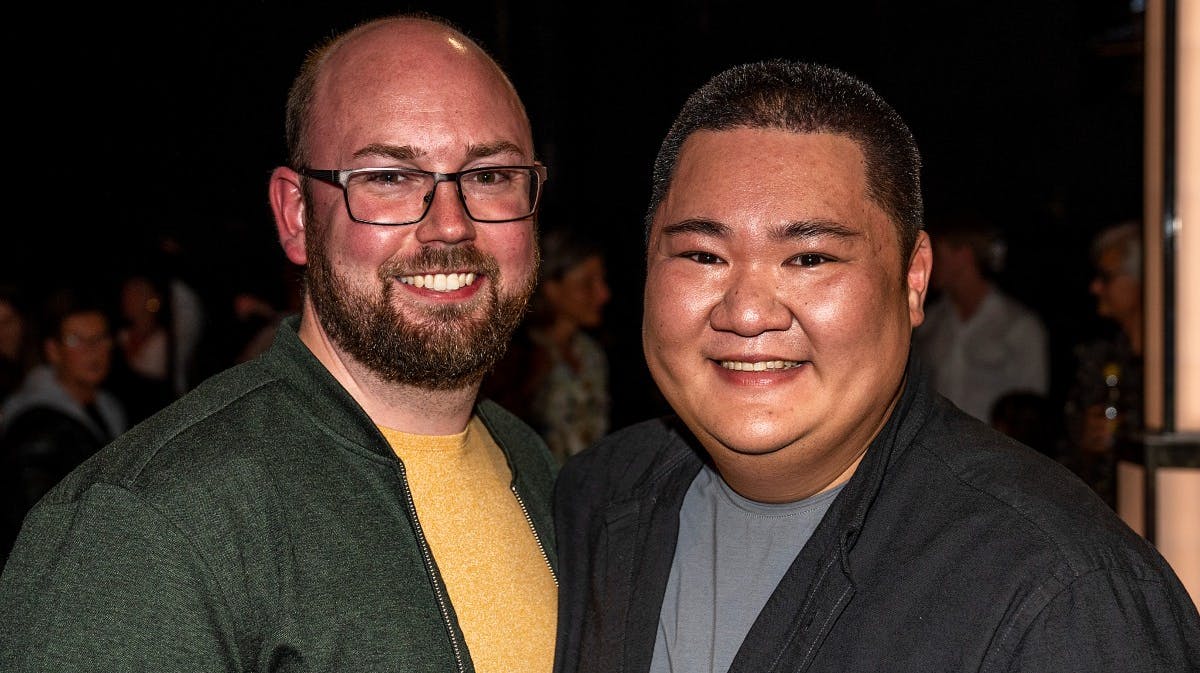 Micki Cheng og ægtemanden Michael.