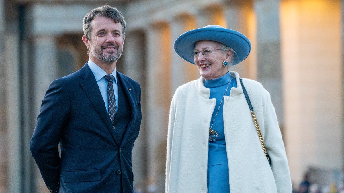 Kronprins Frederik og dronning Margrethe