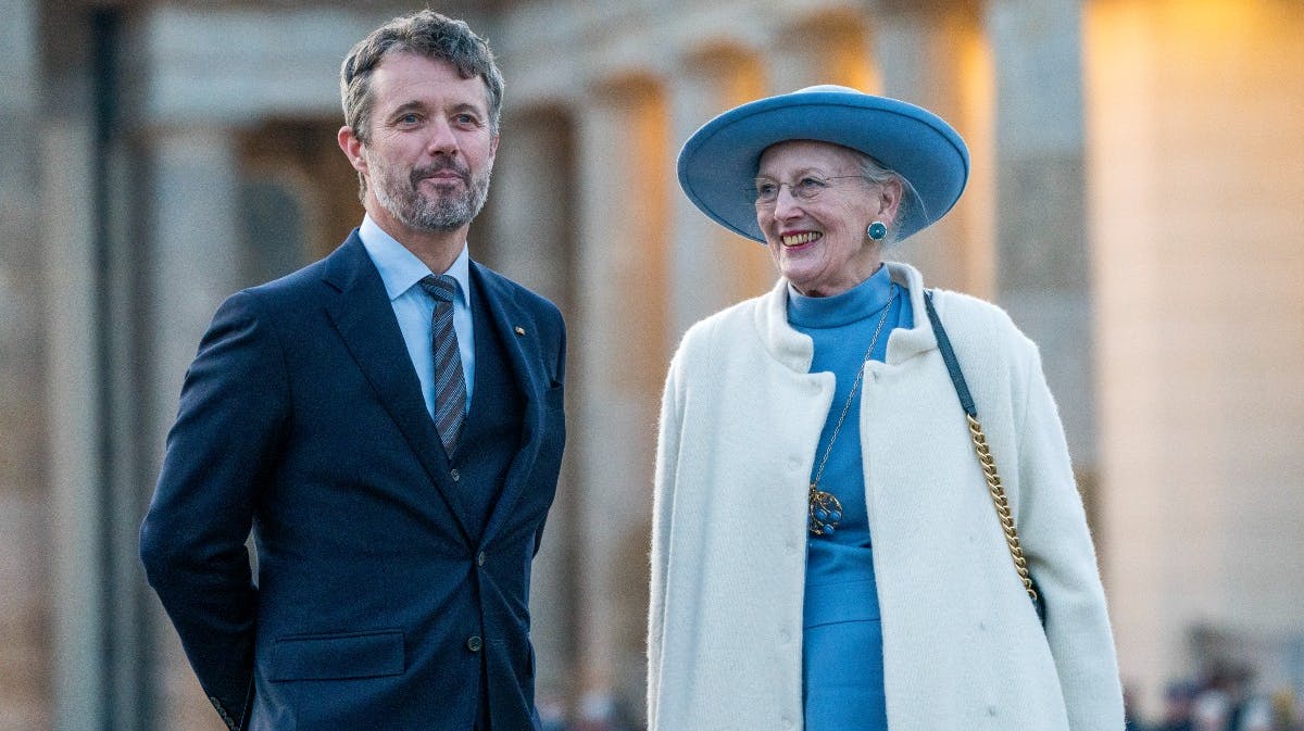 Kronprins Frederik og dronning Margrethe