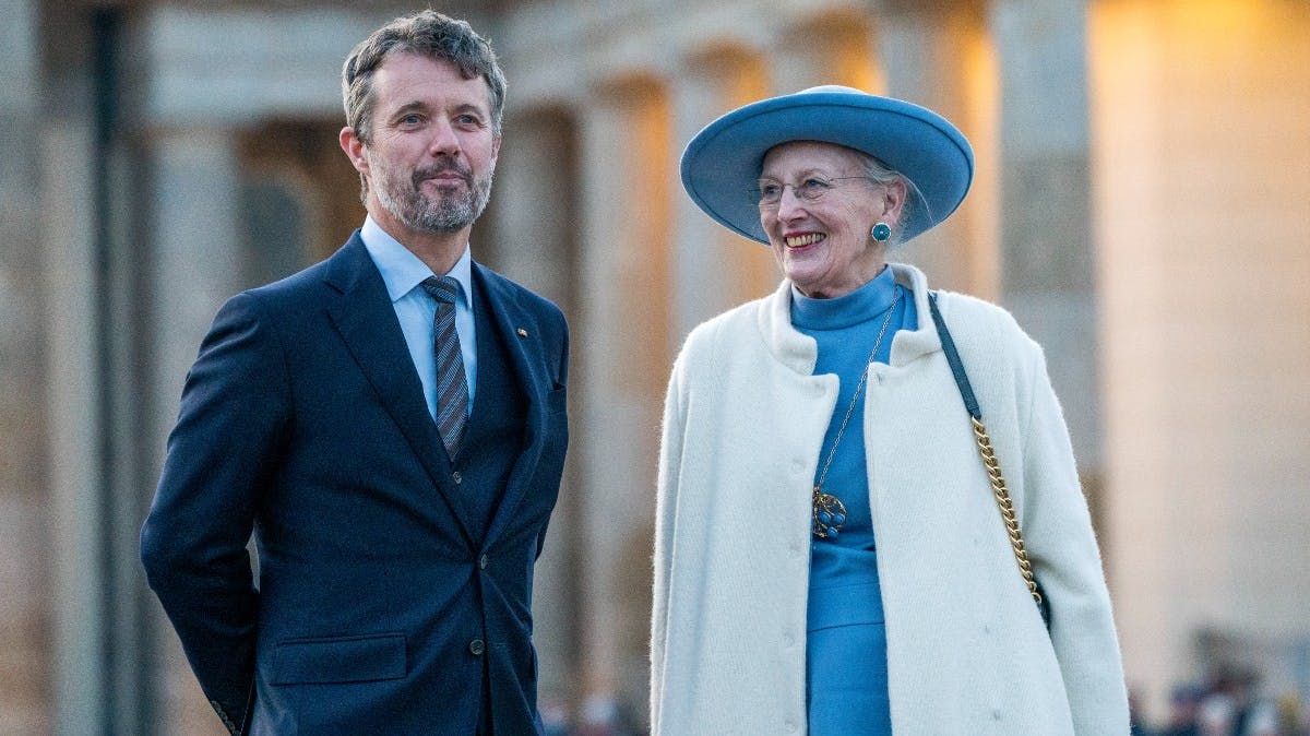 Kronprins Frederik og dronning Margrethe