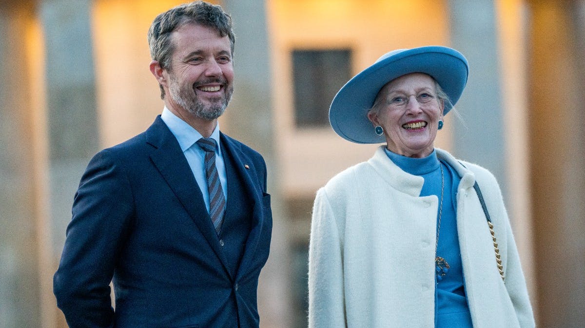 Kronprins Frederik og dronning Margrethe