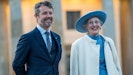 Kronprins Frederik og dronning Margrethe