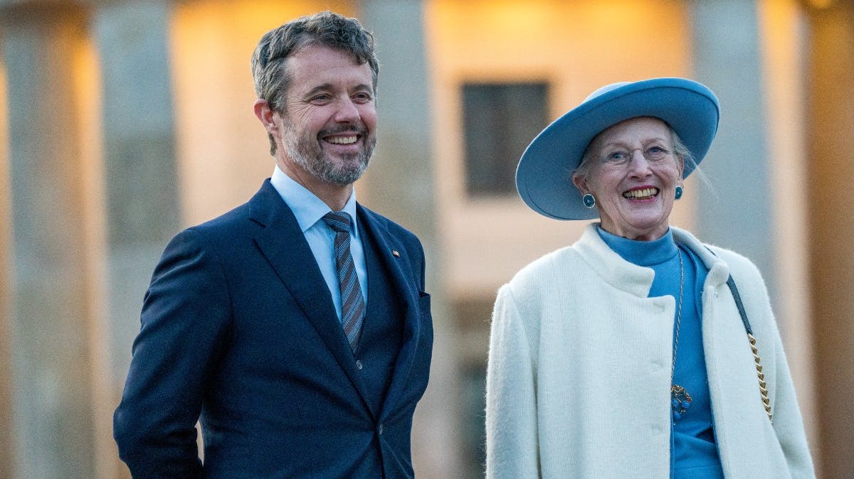 Kronprins Frederik og dronning Margrethe