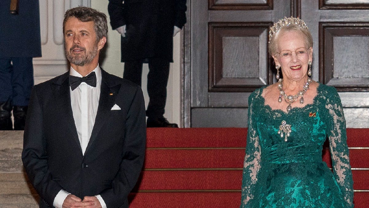 Kronprins Frederik og dronning Margrethe