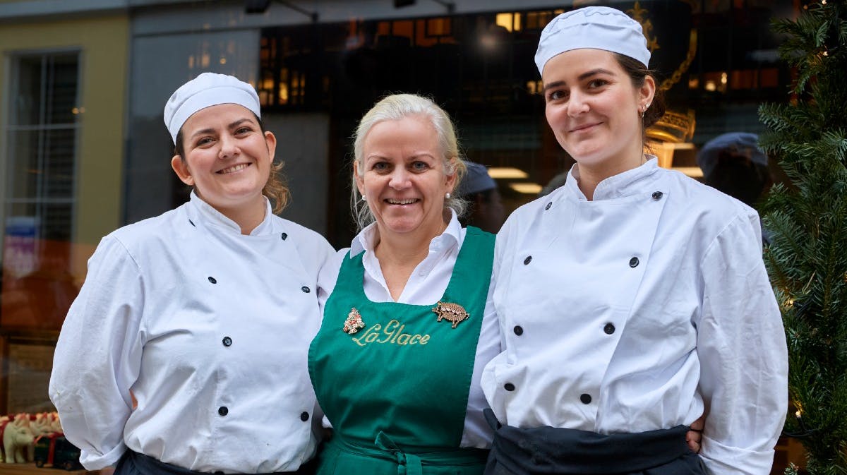 Maria, Marianne og Laura Stagetorn Kolos. 