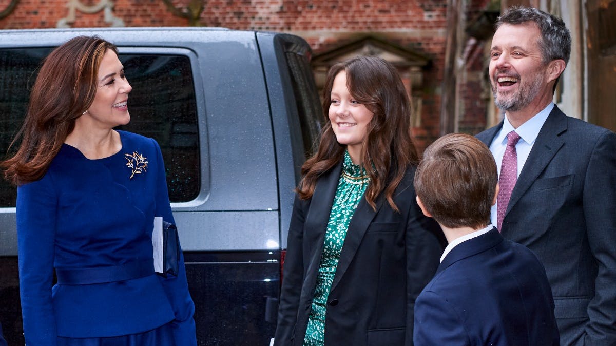 Kronprinsesse Mary, prinsesse Isabella og kronprins Frederik