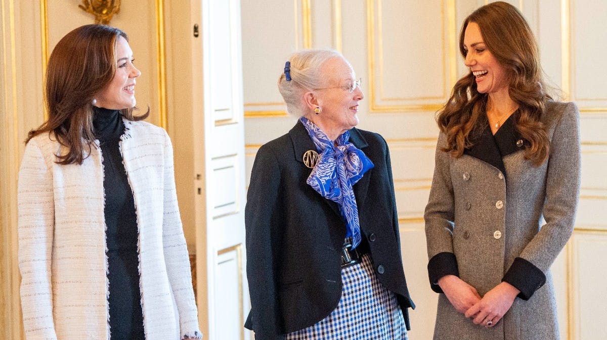 Kronprinsesse Mary, dronning Margrethe og Hertuginde Catherine