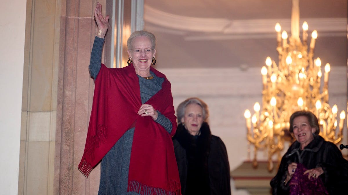 Dronning Margrethe, prinsesse Benedikte og dronning Anne-Marie