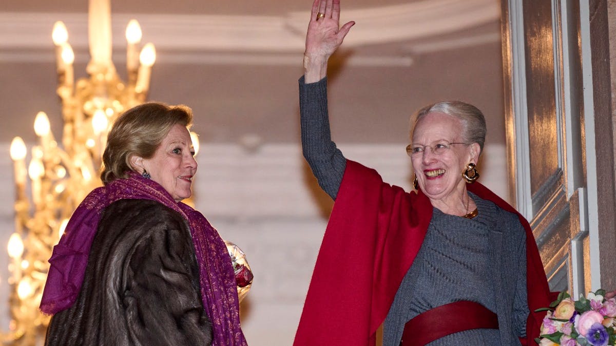 Dronning Anne-Marie og dronning Margrethe