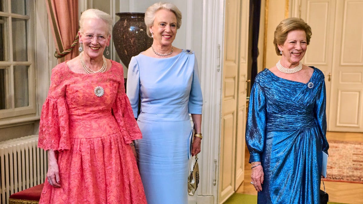 Dronning Margrethe, prinsesse Benedikte og dronning Anne-Marie