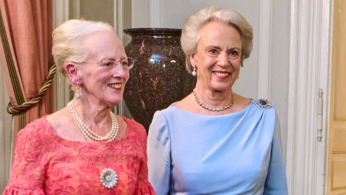 Dronning Margrethe og prinsesse Benedikte