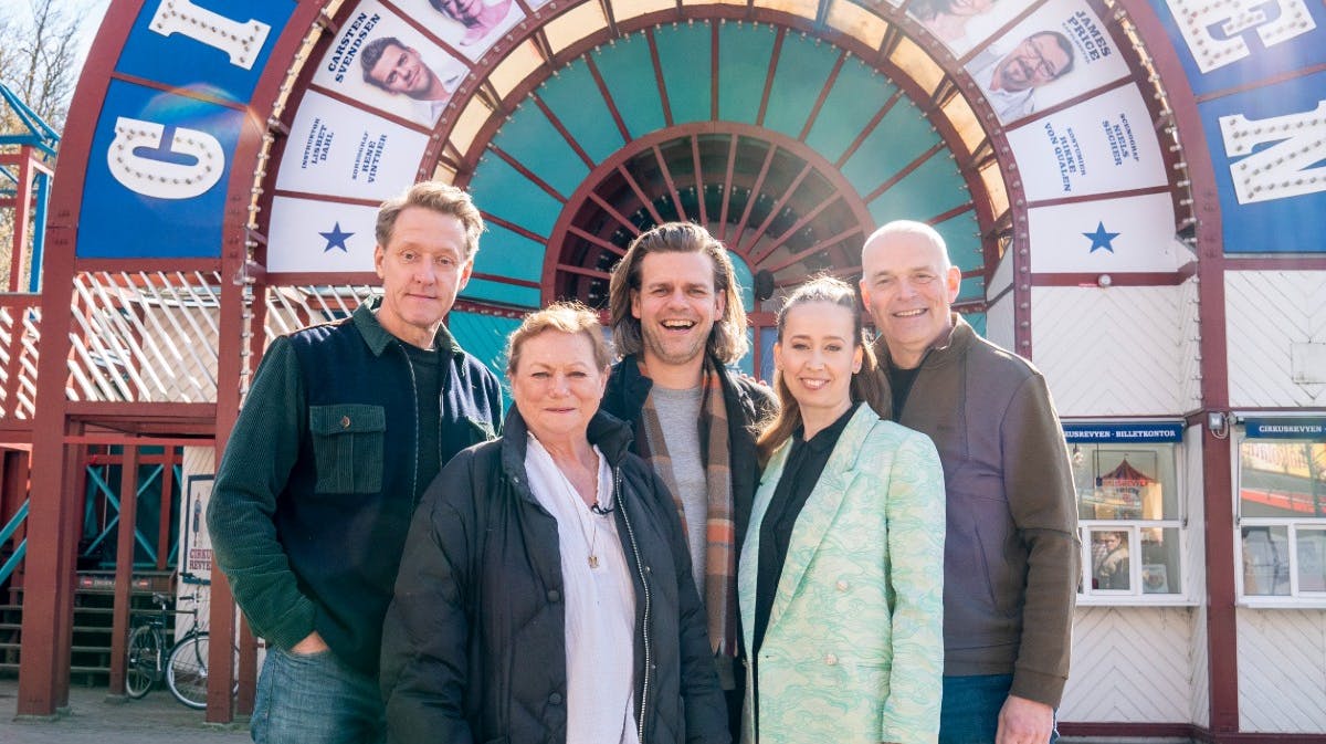 Henrik Lykkegaard, Lisbet Dahl, Carsten Svendsen, Merete Mærkedahl og Niels Olsen medvirker i 2022-sæsonen af "Cirkusrevyen". 