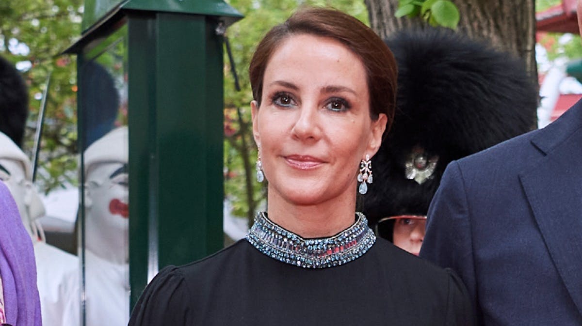 Prinsesse Marie i Tivoli lørdag aften.