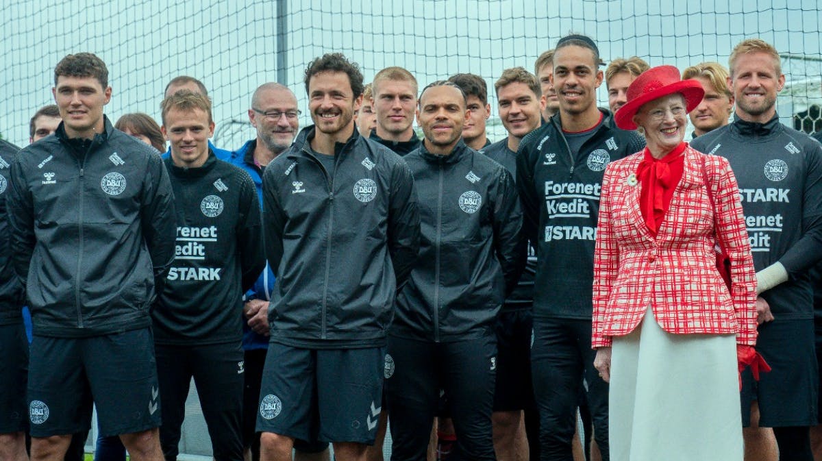 Andreas Christensen (t.v.) misser landskampen fredag aften. 