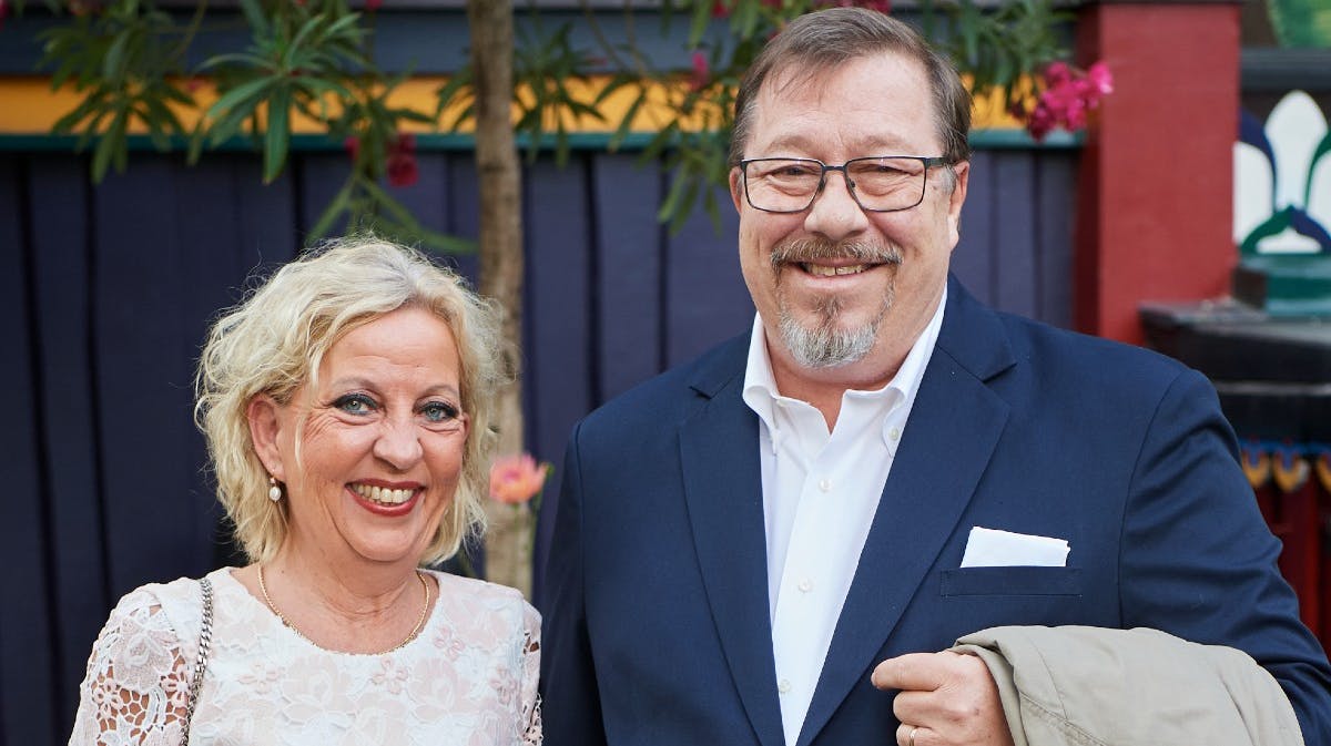 James Price og hustruen Annette.