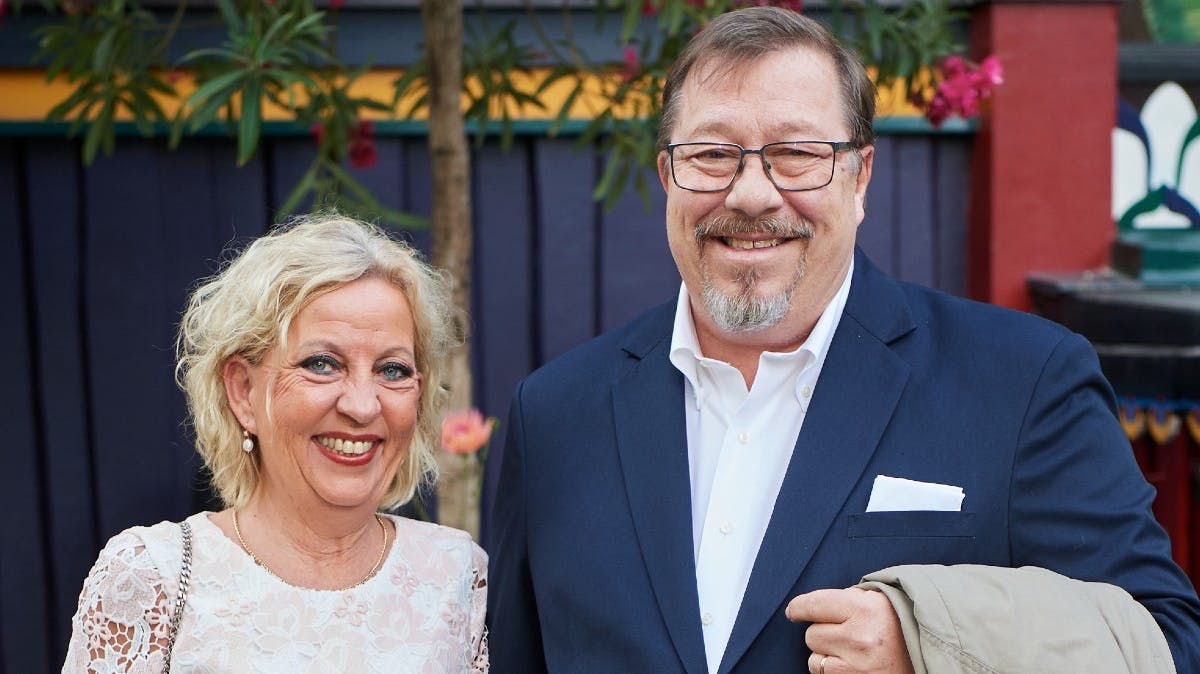 James Price og hustruen Annette.