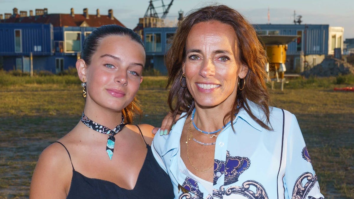 Camilla Ottesen og datteren Viola.