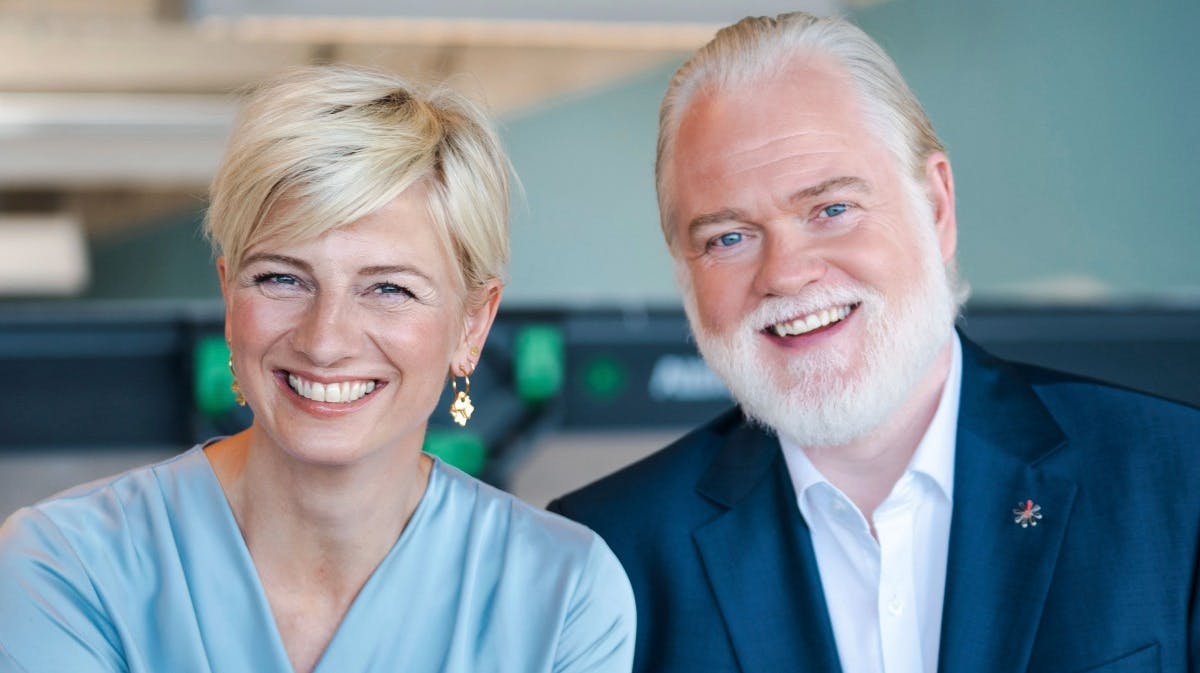 Louise Wolff og Esben Dalgaard.