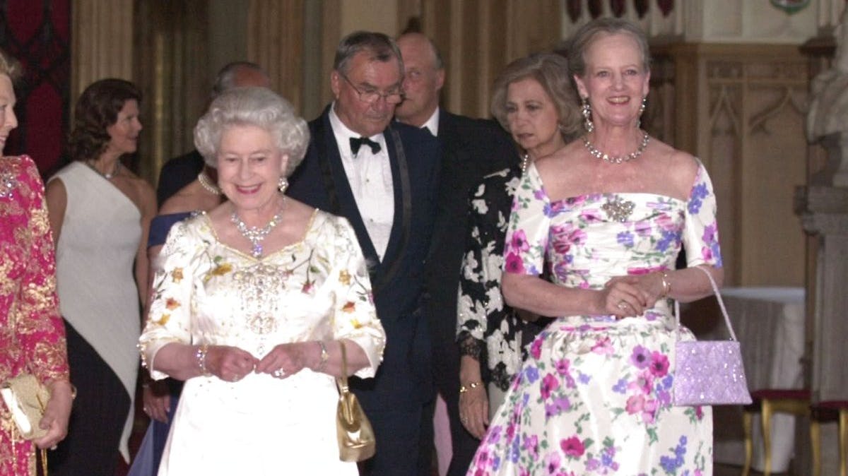 Dronning Elizabeth og dronning Margrethe