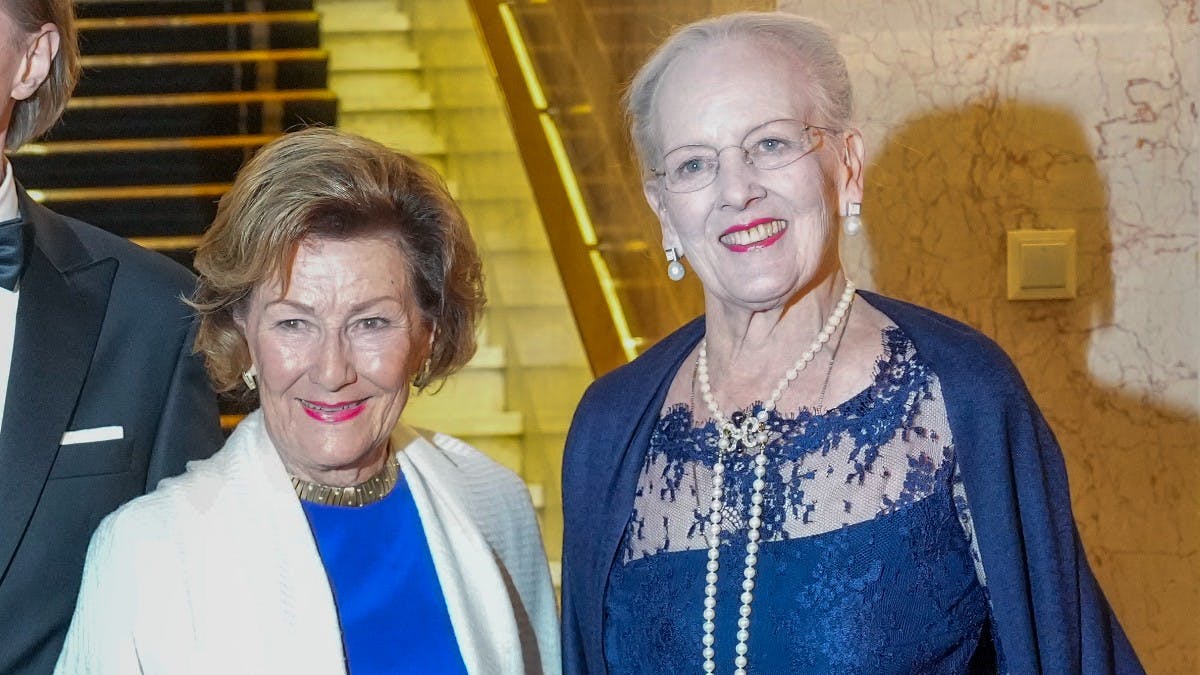 Dronning Sonja og dronning Margrethe