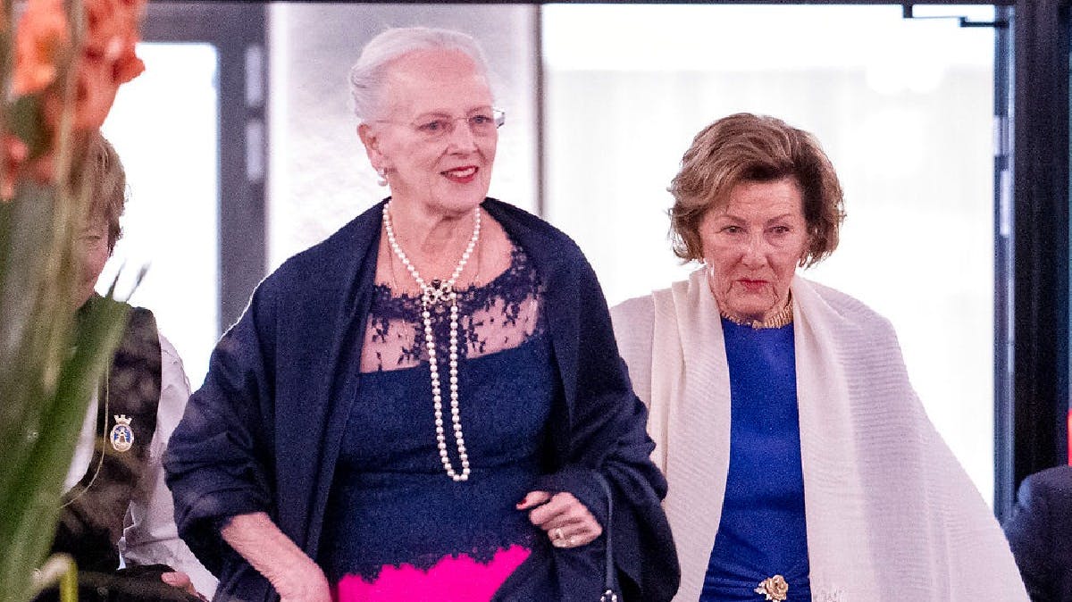 Dronning Margrethe og dronning Sonja