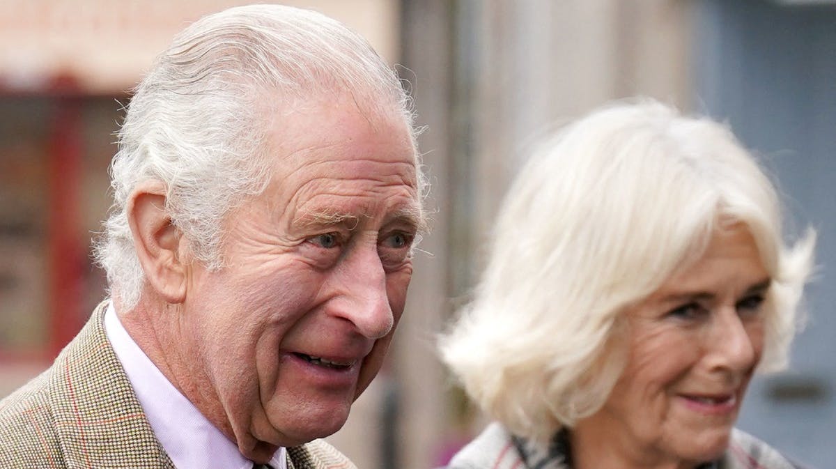 Kong Charles og dronninggemalinde Camilla. 