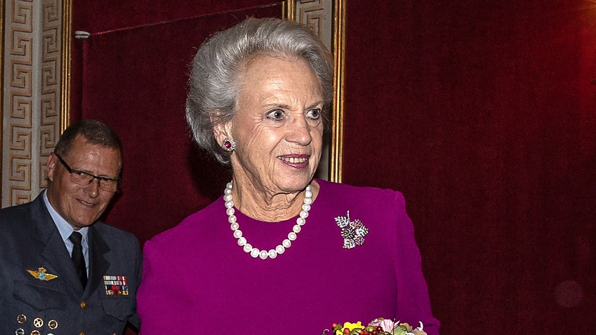 Prinsesse Benedikte i slotskirken.&nbsp;