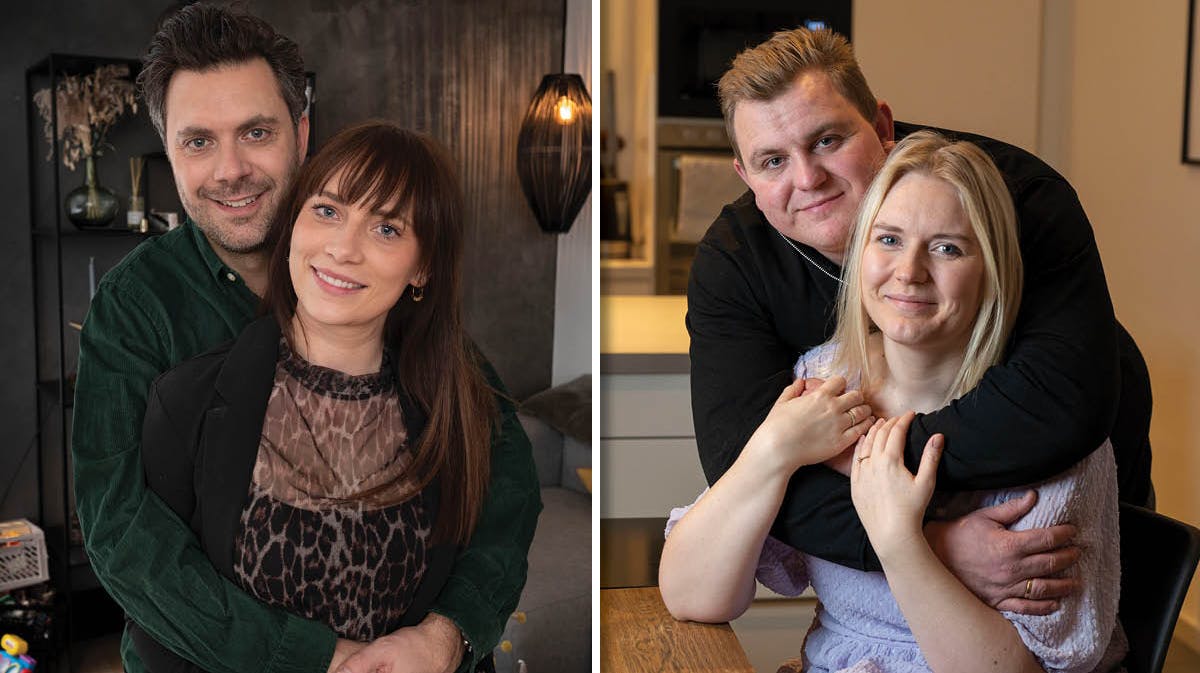 Lisbeth og Christian samt Nikolaj og Maria 