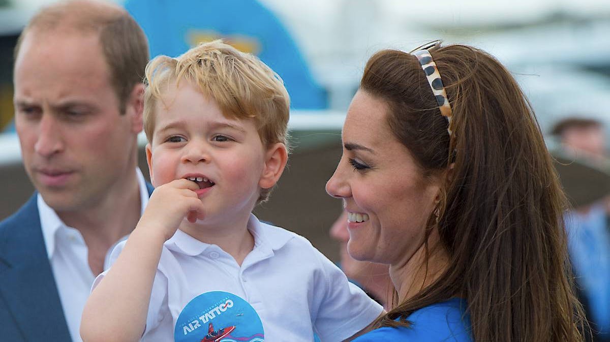 Prins William, prins George, hertuginde Catherine