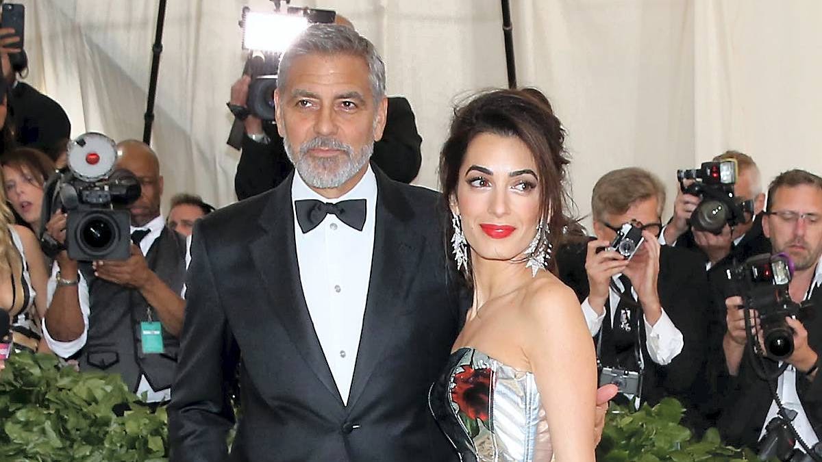 George Clooney med hustruen