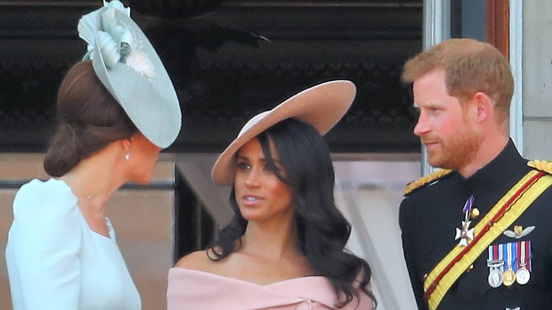 Hertuginde Catherine, hertuginde Meghan og prins Harry