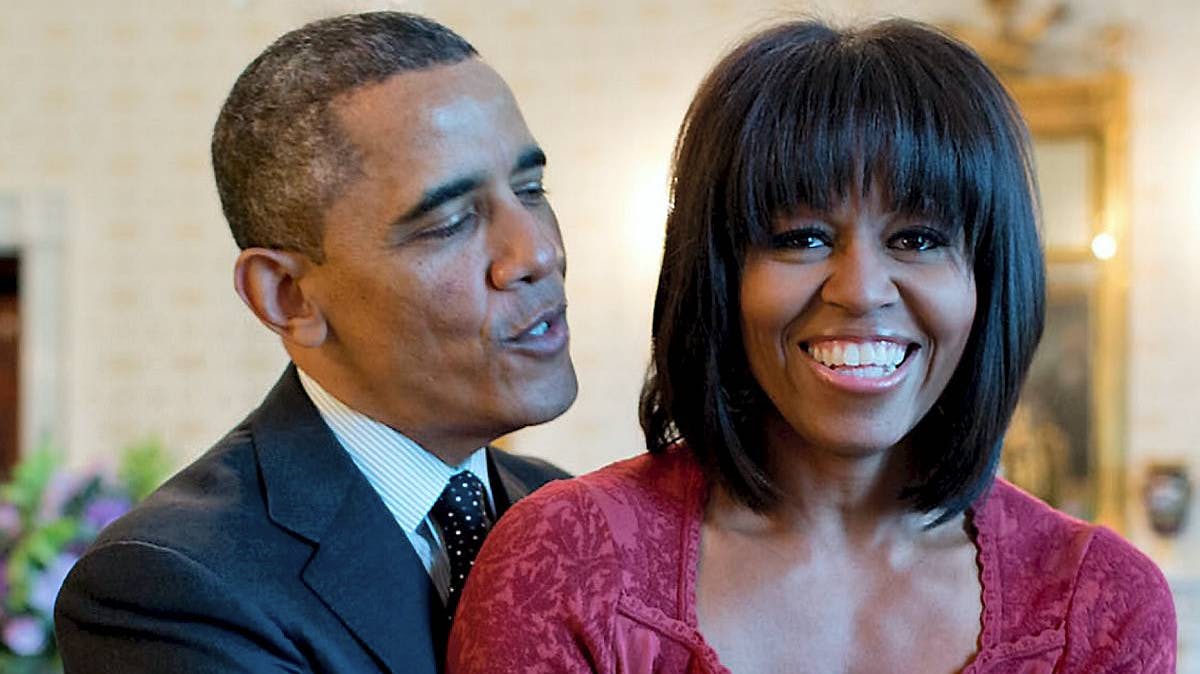 Barack Obama og Michelle Obama