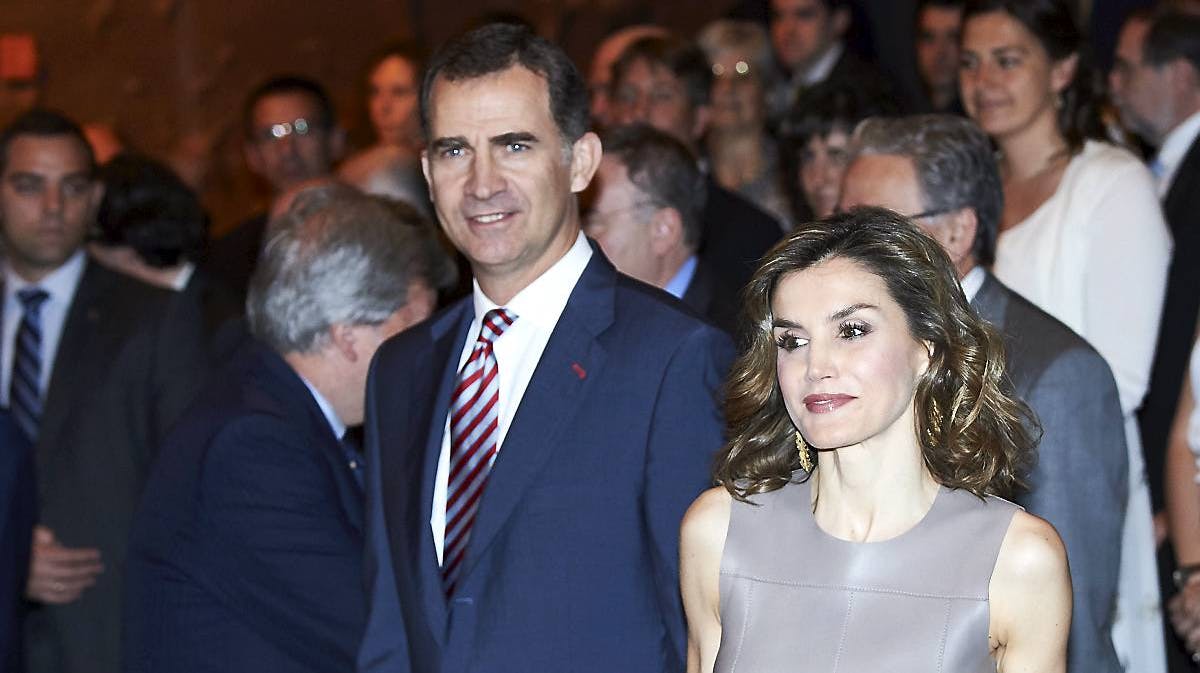 Konge Felipe, dronning Letizia