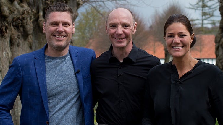 Timm Vladimir, Jan Friis-Mikkelsen og Mette Blomsterberg
