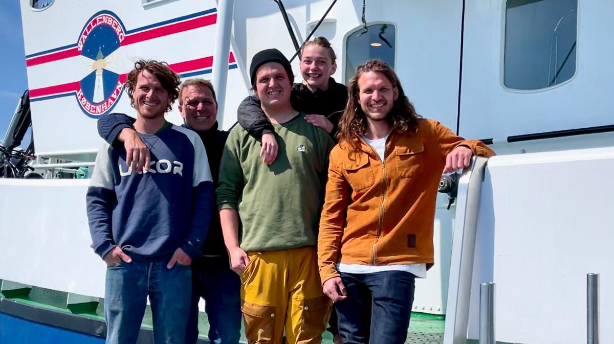 Kurs mod danske kyster