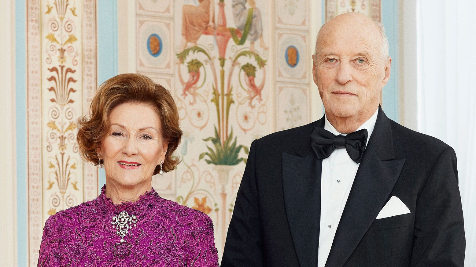 Dronning Sonja og kong Harald.